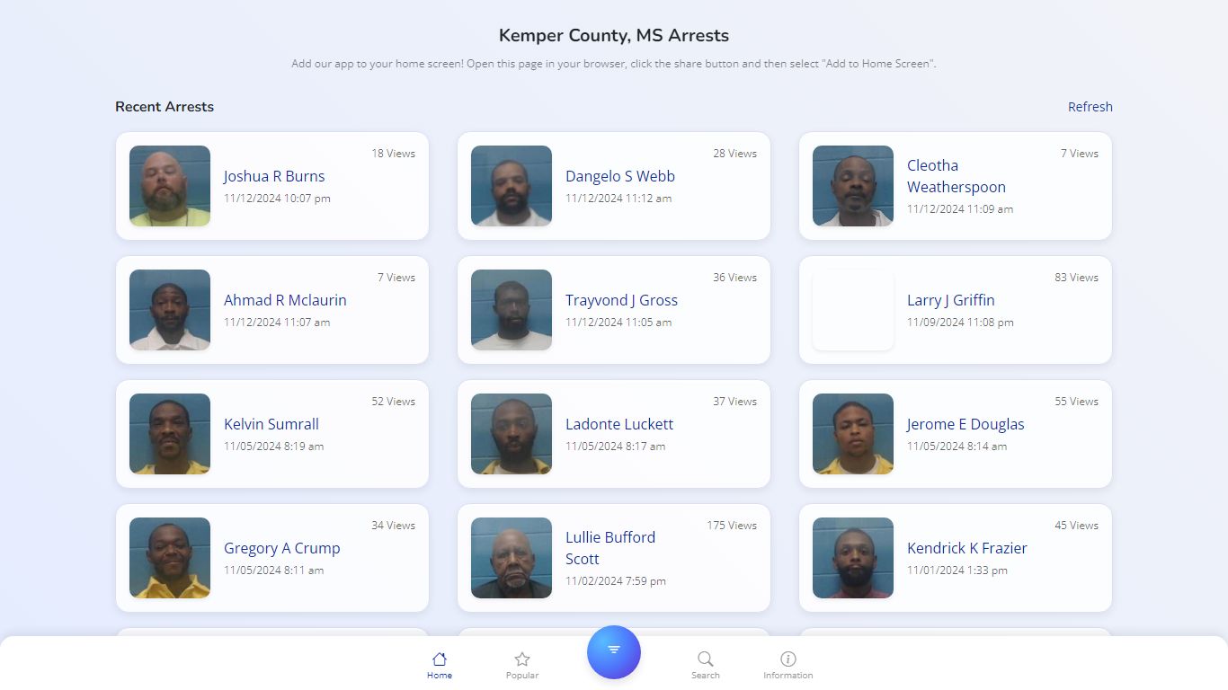 Kemper County, MS Arrests | Public Jail Records